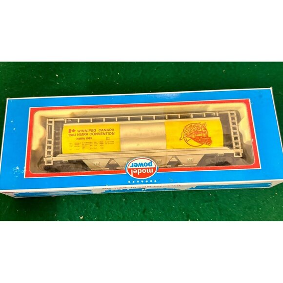 Model Power HO Railroad Train 51' Cylindrical Hopper Car 1983 NMRA Winnipeg - Picture 1 of 8